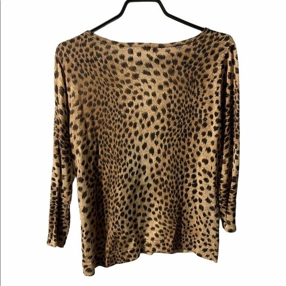 August Silk Animal Print Sweater - Picture 2 of 6